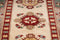 (6'9" x 10') Vintage Turkish Neutral Area Rug