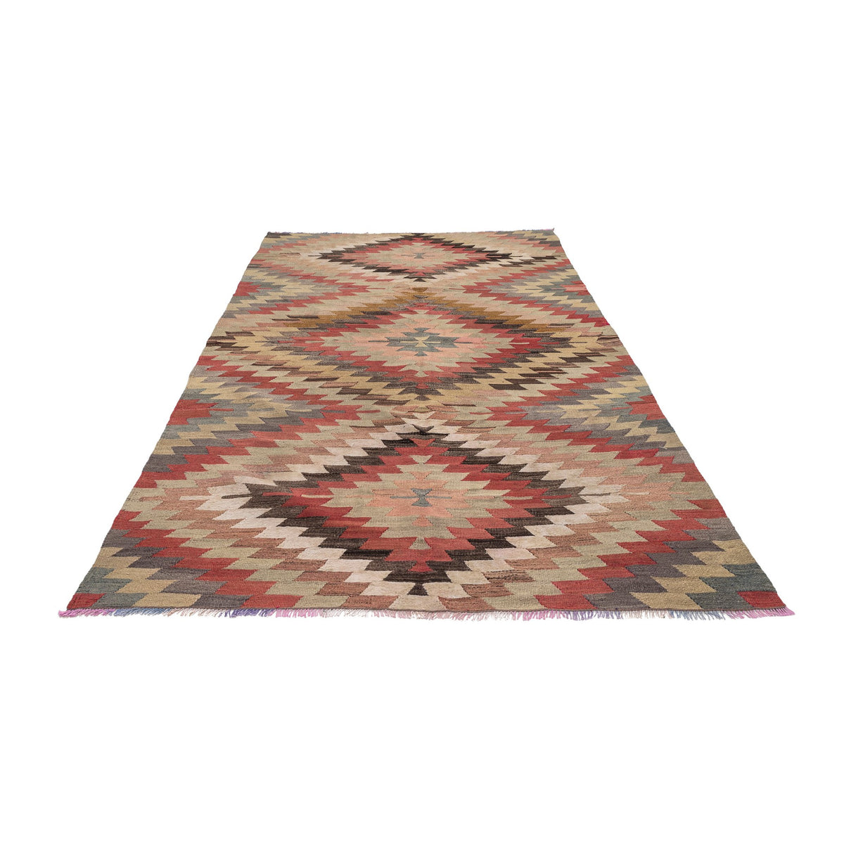 Handmade Geometric Kilim Area Rug