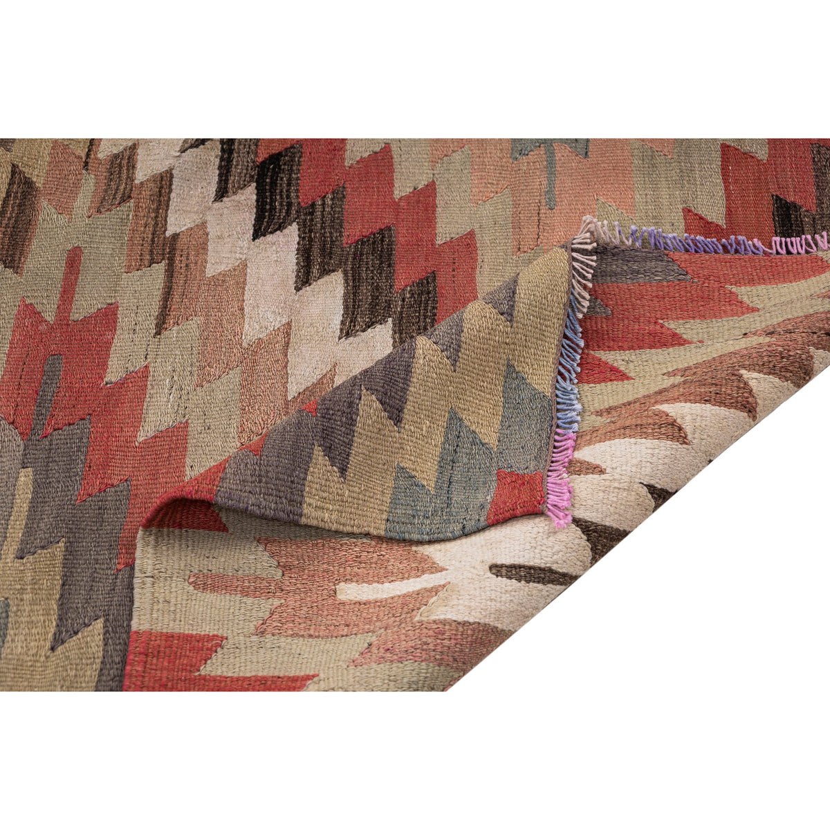 Handmade Geometric Kilim Area Rug