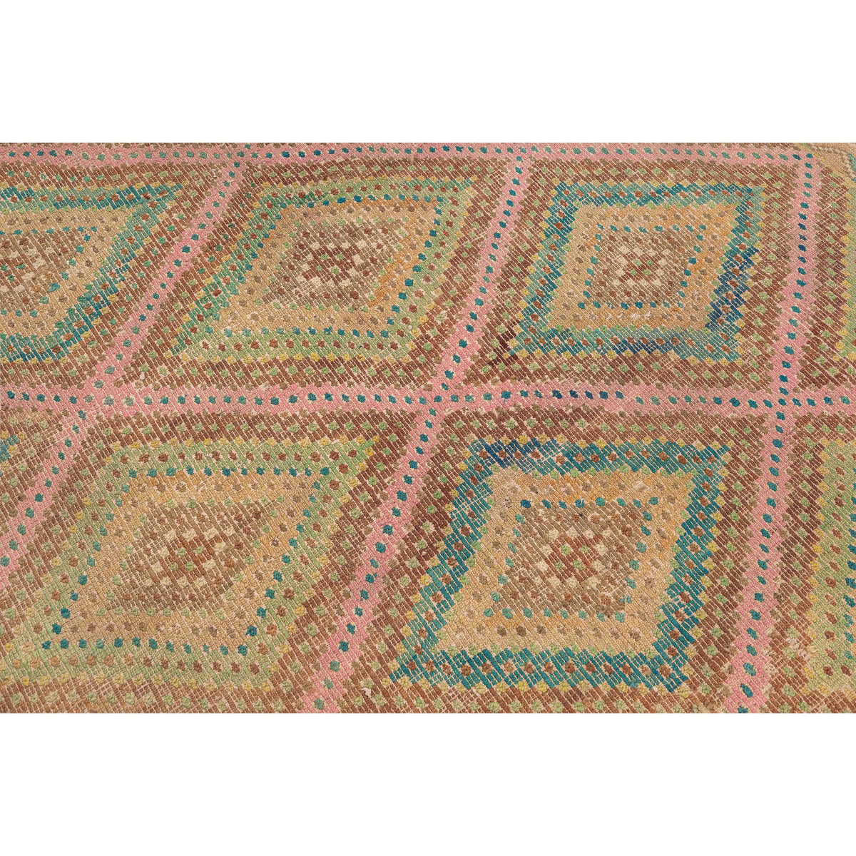 Demnat - (6'8'' x 10'9'') Vintage Turkish Kilim