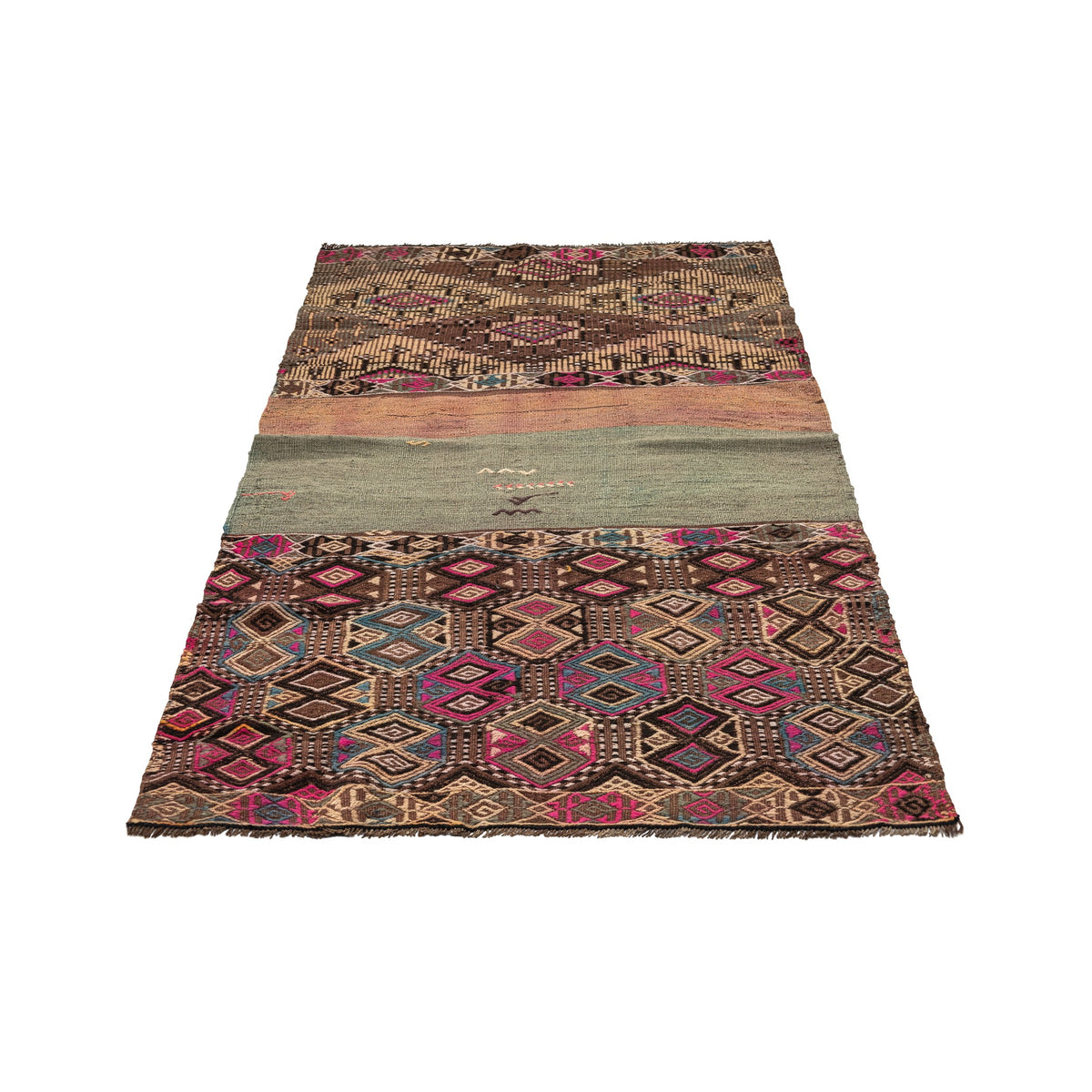 Dicherla - (3'5'' x 6'4'') Vintage Turkish Kilim