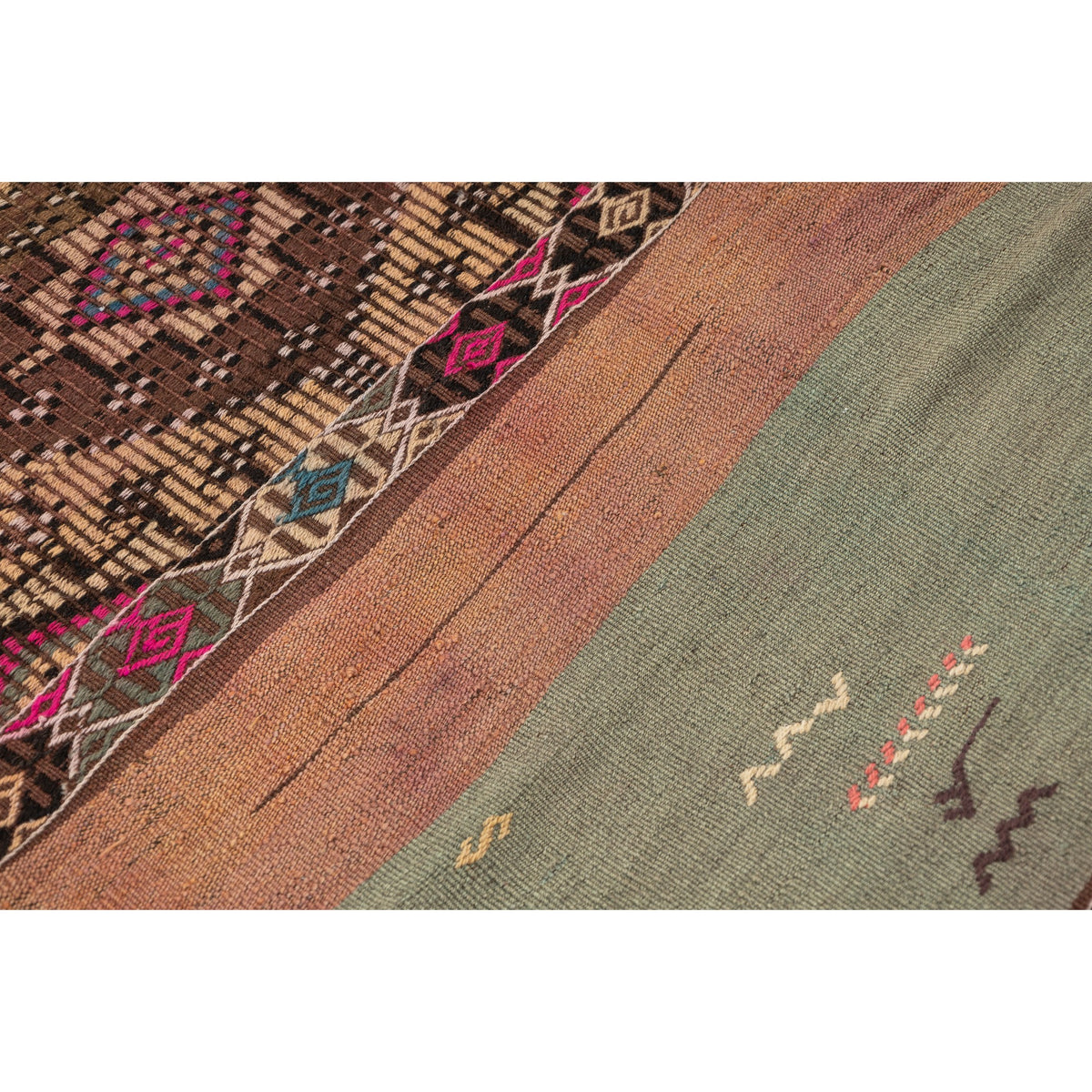 Dicherla - (3'5'' x 6'4'') Vintage Turkish Kilim