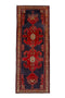 3'8" x 9'11" Vintage Turkish Runner Rug