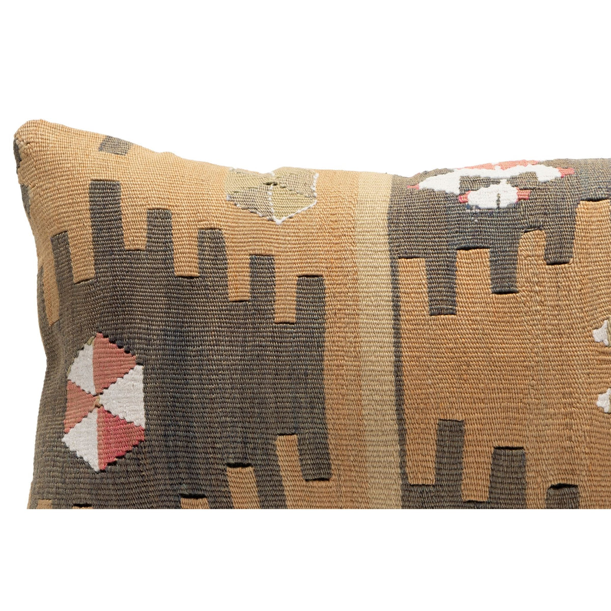 Vintage Neutral Kilim Cushion Cover 12" x 20"