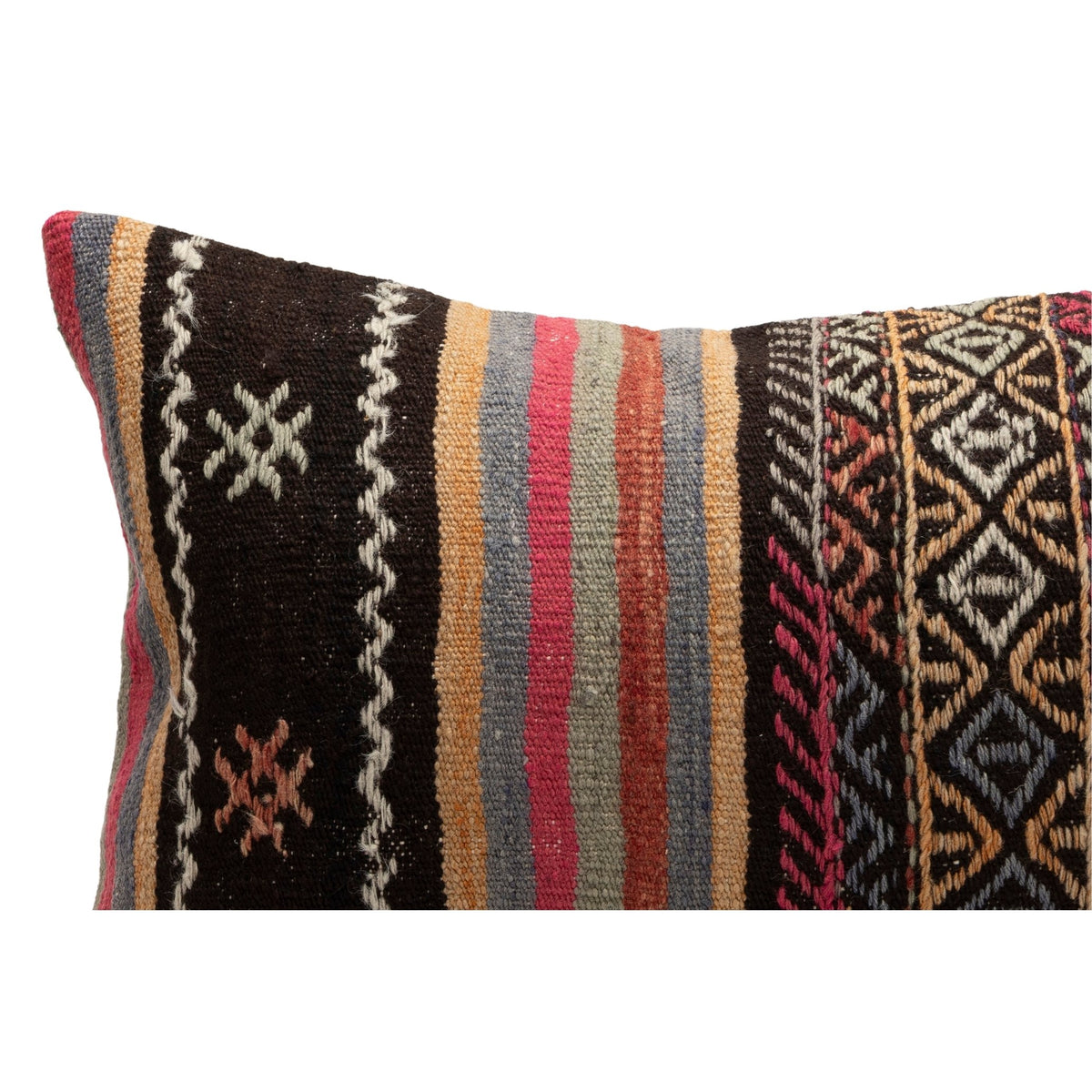 Vintage Turkish Kilim Pillow Cover