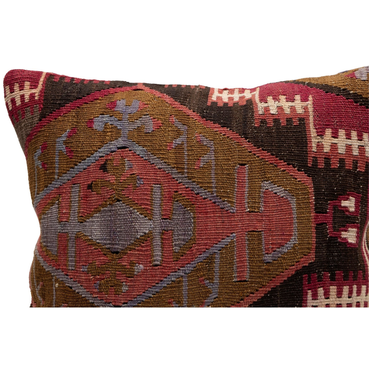 Handmade Kilim Throw Pillow Cover 16" x 16"