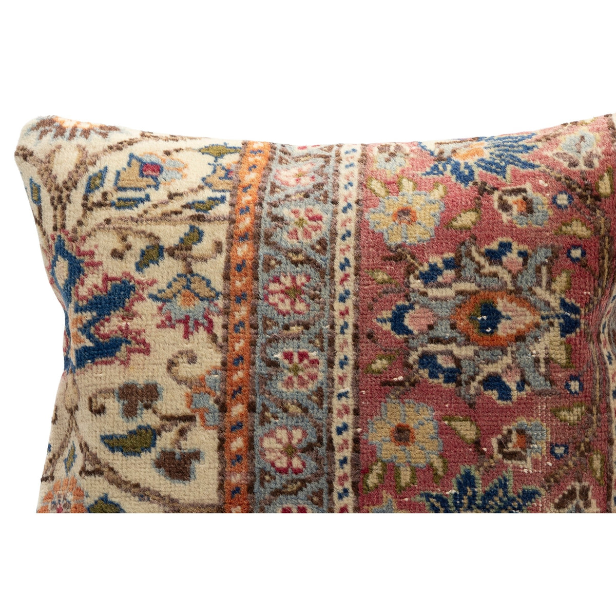 Handwoven Oriental Rug Pillow Cover 16" x 16"