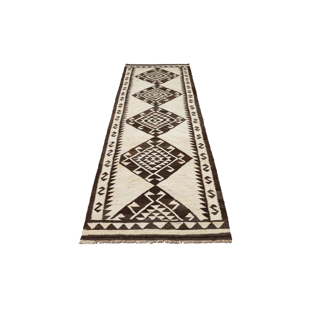 Gulzar - (2'11'' x 10'2'') Vintage Turkish Kilim Runner