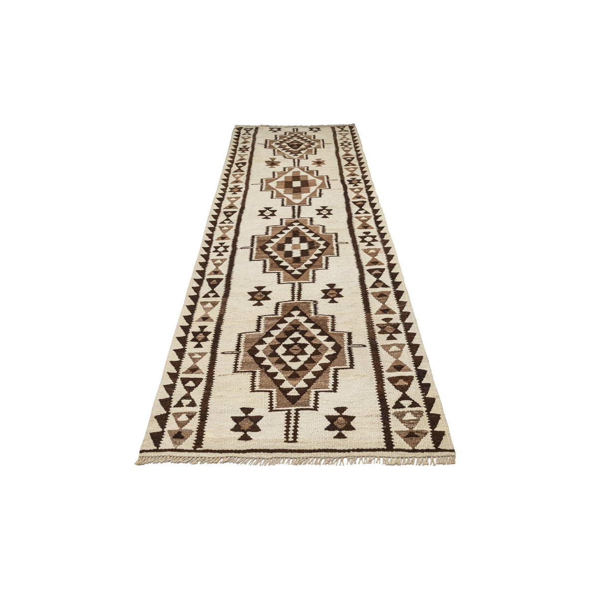 Bannu - (3'2'' x 11') Vintage Turkish Kilim Runner