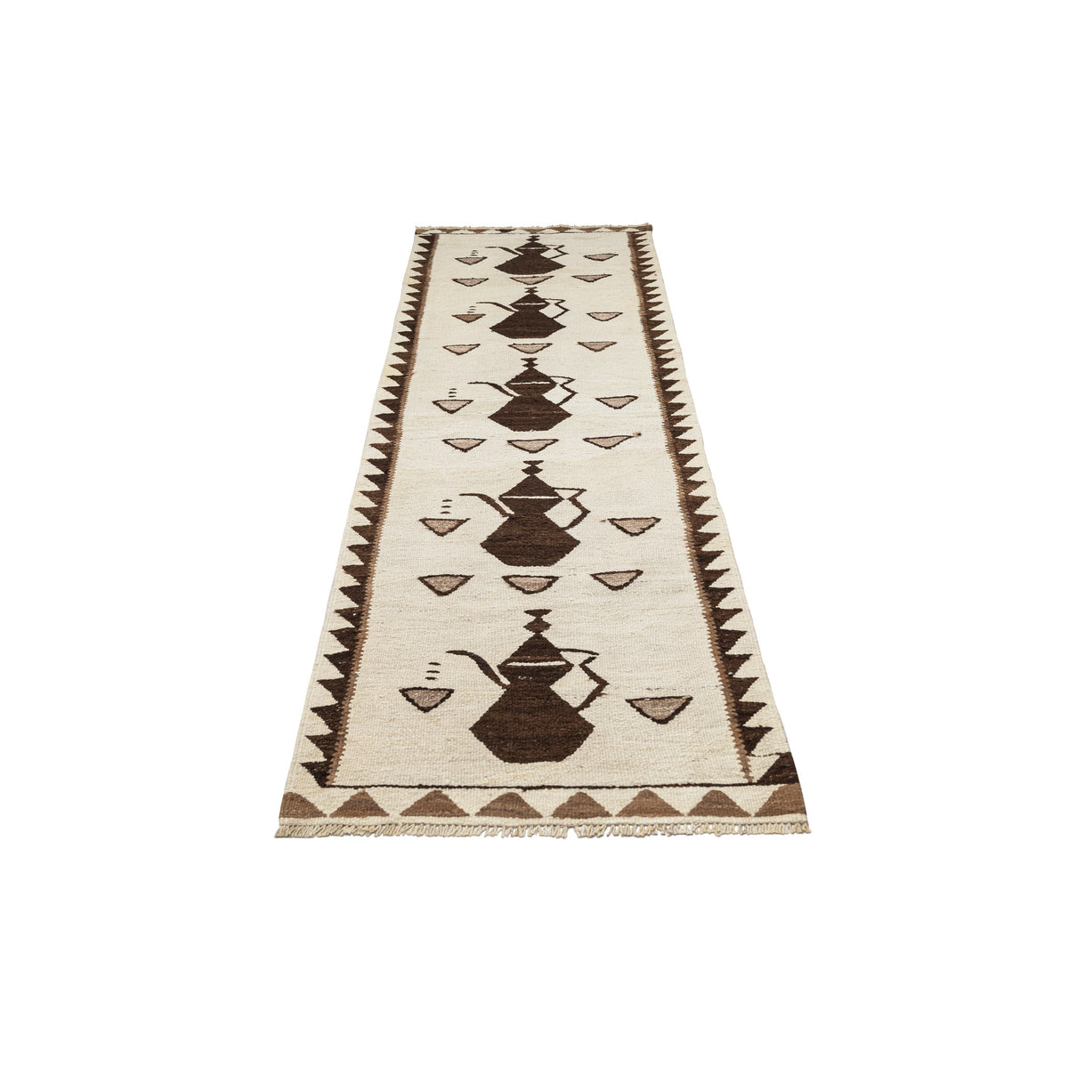 Minar - (2'11'' x 10'2'') Vintage Turkish Kilim Runner