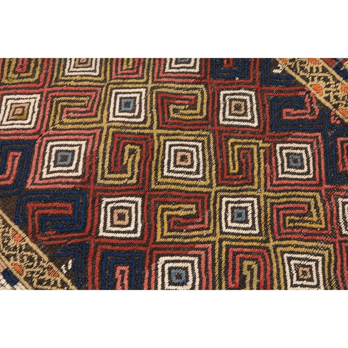 Khalban - (2'4'' x 3'8'') Vintage Turkish Mini Kilim