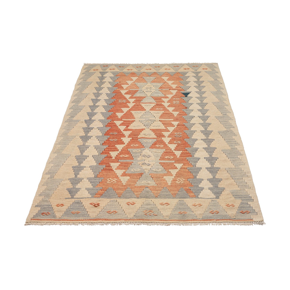 Caledon - (3'6'' x 5'11'') Vintage Turkish Kilim