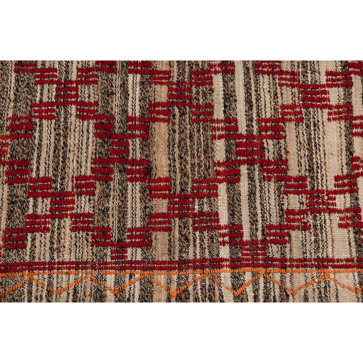 Balkh - (6'8'' x 10'4'') Vintage Turkish Kilim