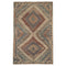 vintage turkish geometric kilim rug