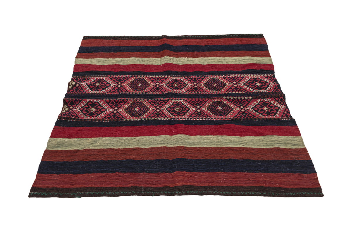 Handmade Flatweave Small Kilim Rug