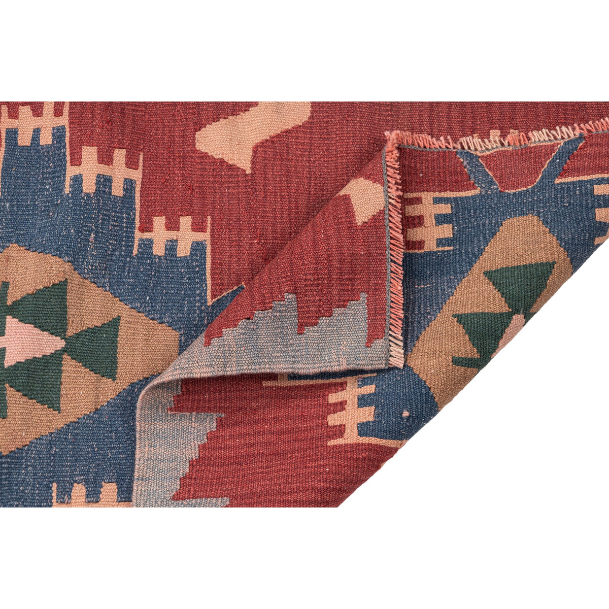 Abelda - (1'11'' x 4'11'') Vintage Turkish Mini Kilim