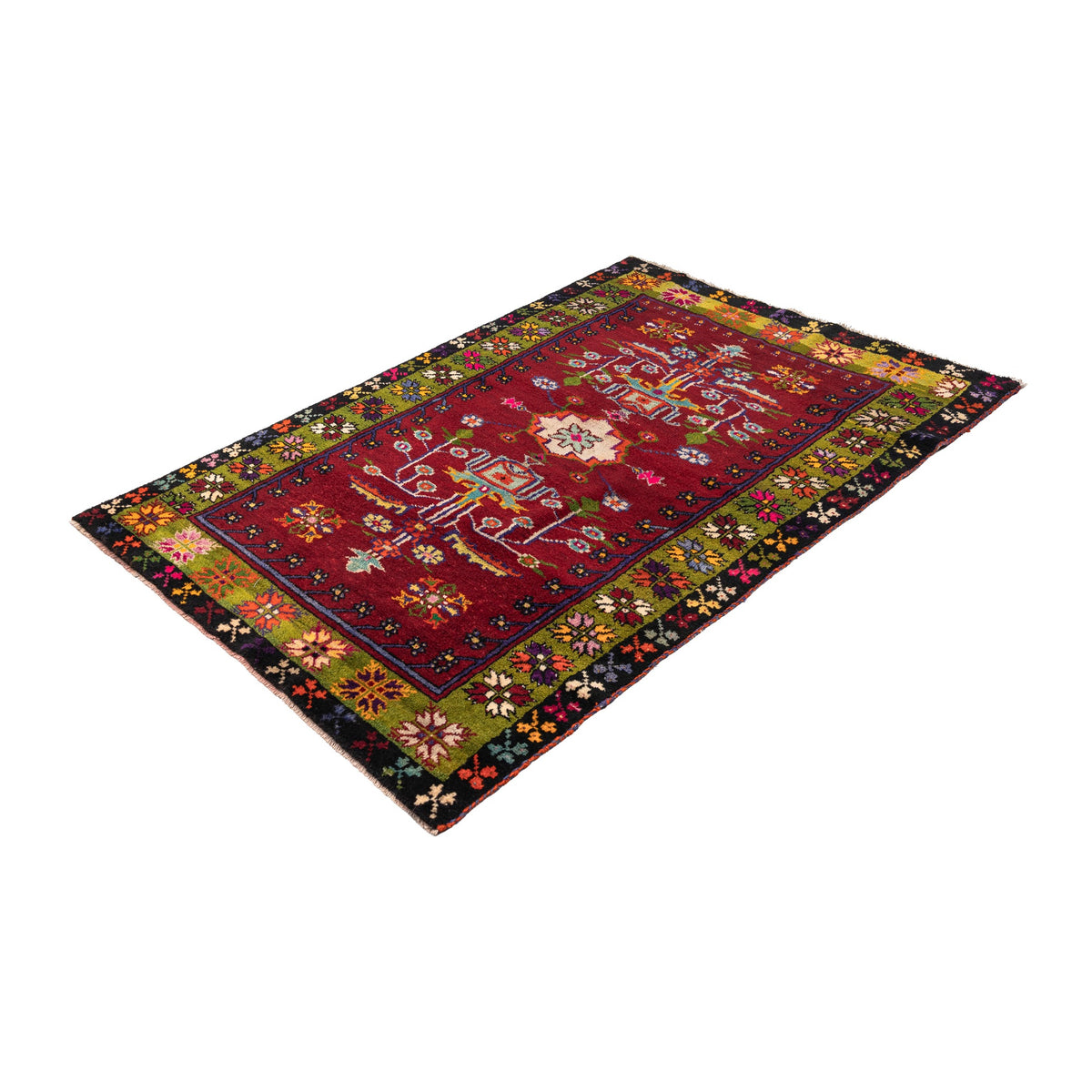 Glavan - (3'11" x 5'11") Oriental Turkish Rug