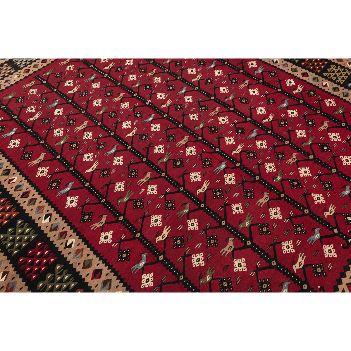 Hanuman - (8'6'' x 10') Vintage Turkish Kilim