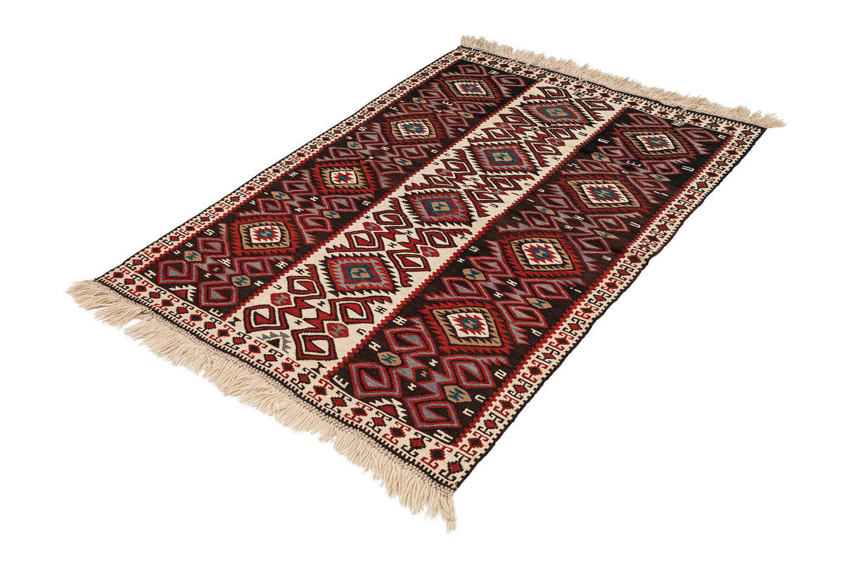 Handmade Flatweave Small Kilim Rug