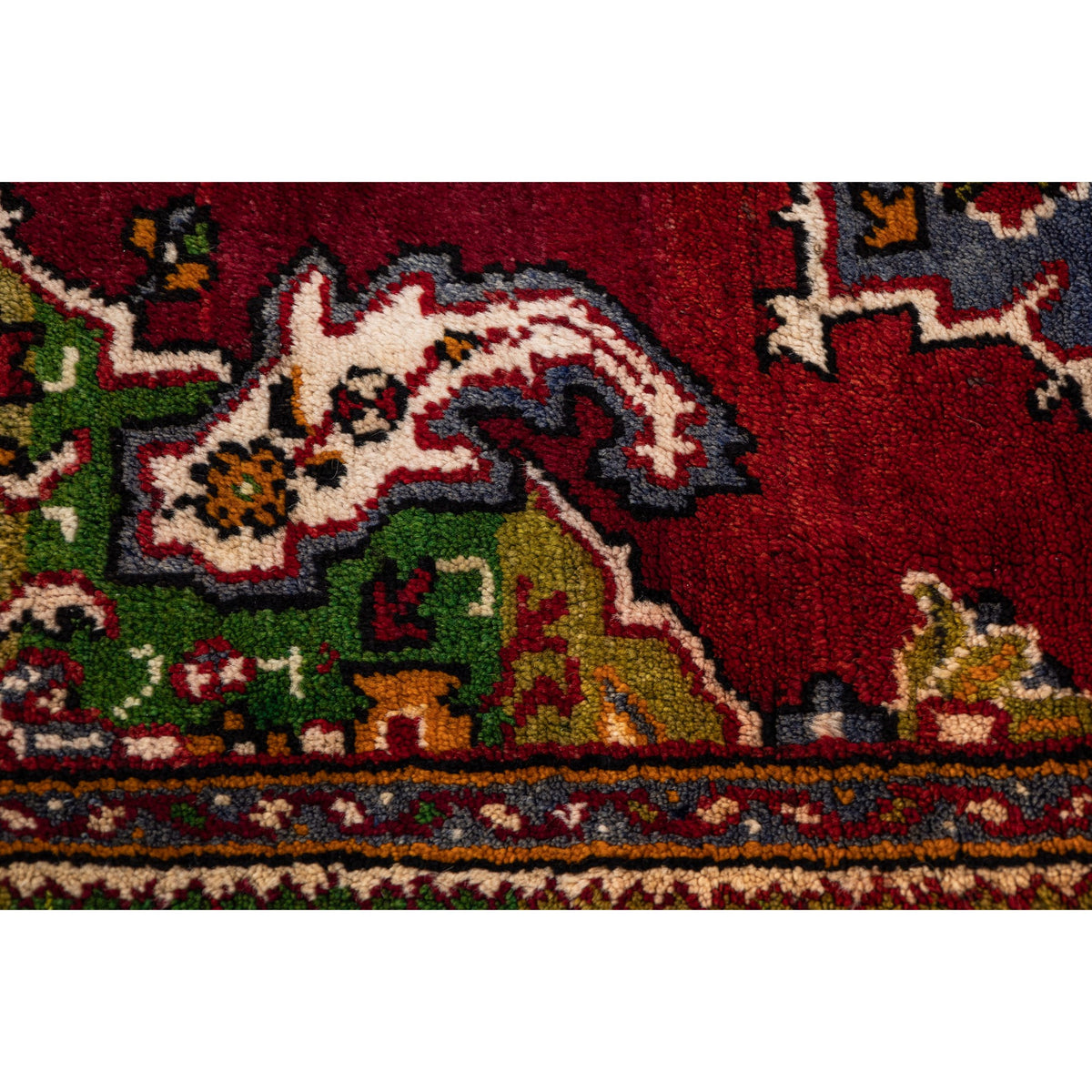 - (3'9" x 4'9") Vintage Turkish Rug