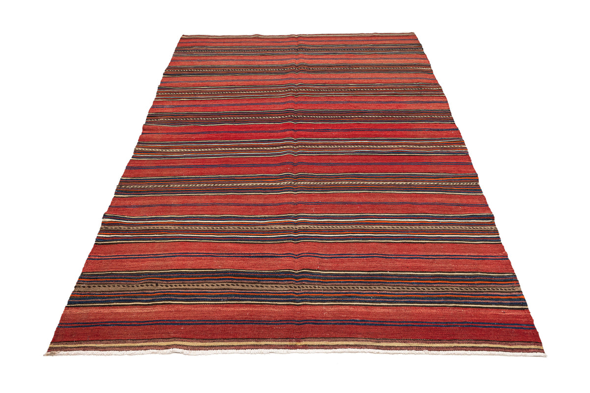 Handmade Flatweave Striped Kilim Area Rug