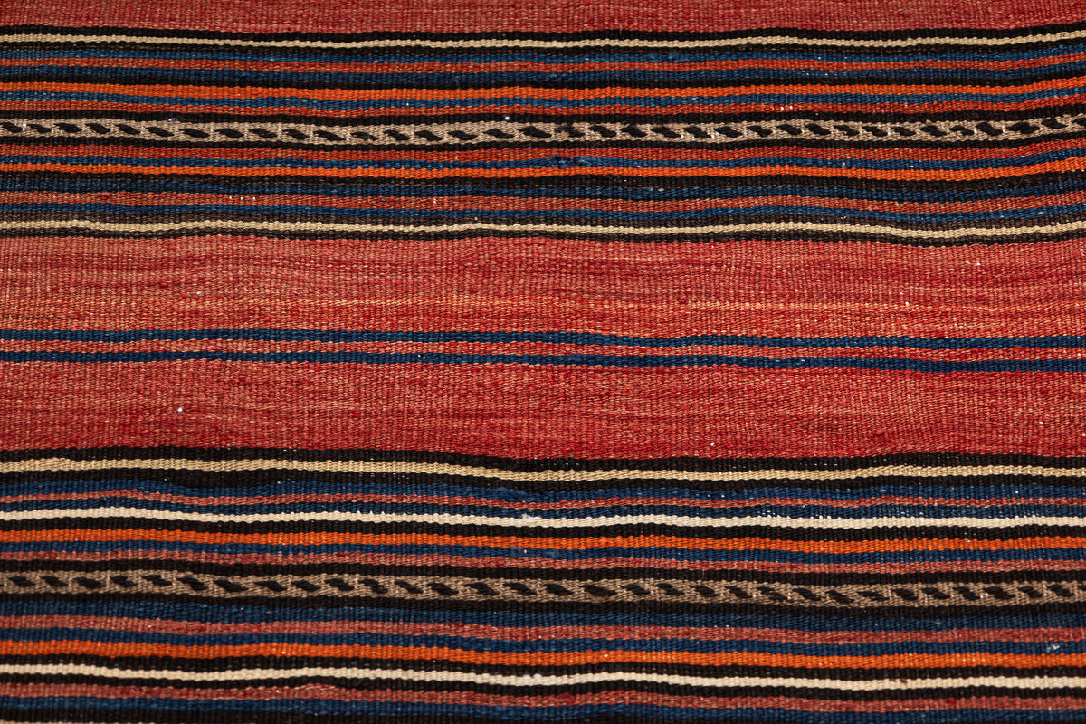 Handmade Flatweave Striped Kilim Area Rug