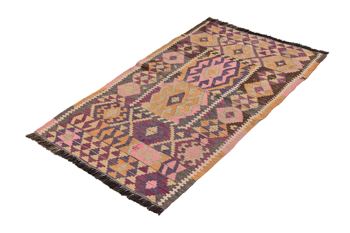 Handmade Flatweave Small Kilim Rug