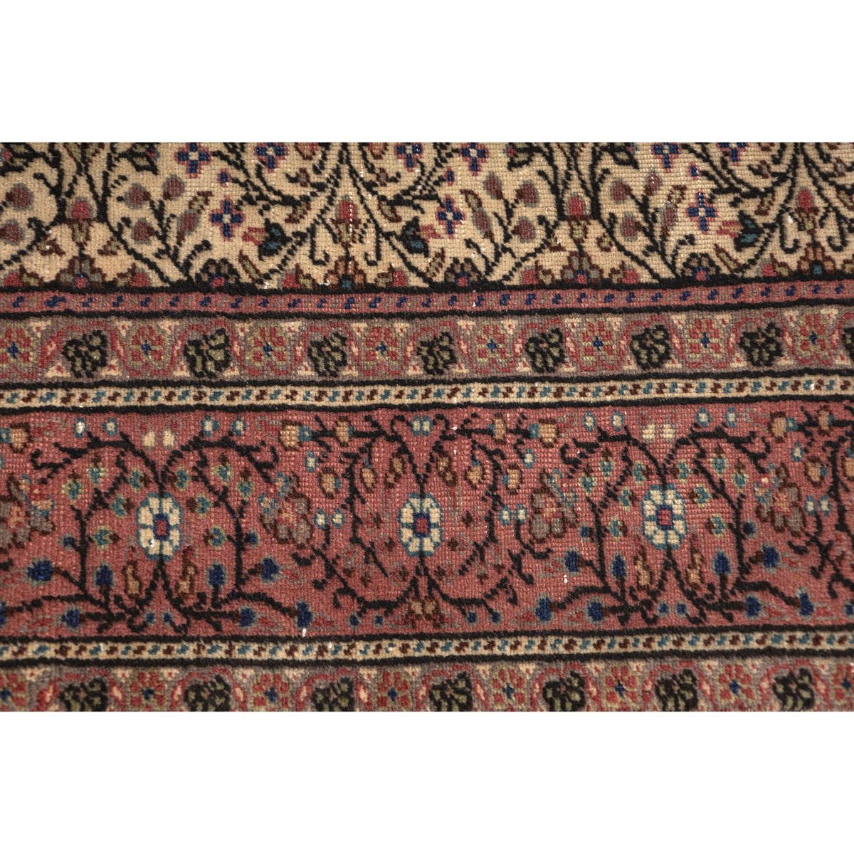 - (6'7" x 9'2") Vintage Turkish Rug