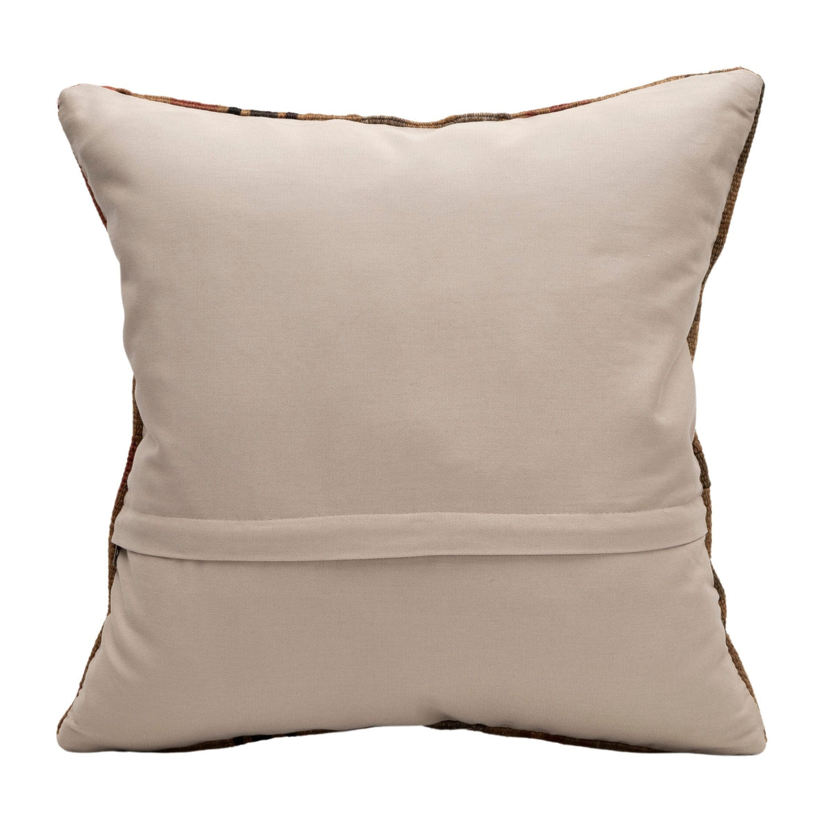 Handmade Neutral Throw Pillow Cover 20" x 20"