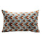 Handmade Ikat Velvet Pillow Cover, 16" x 24" Lumbar Cushion - Authentic Uzbek Fabric (30x50 cm)