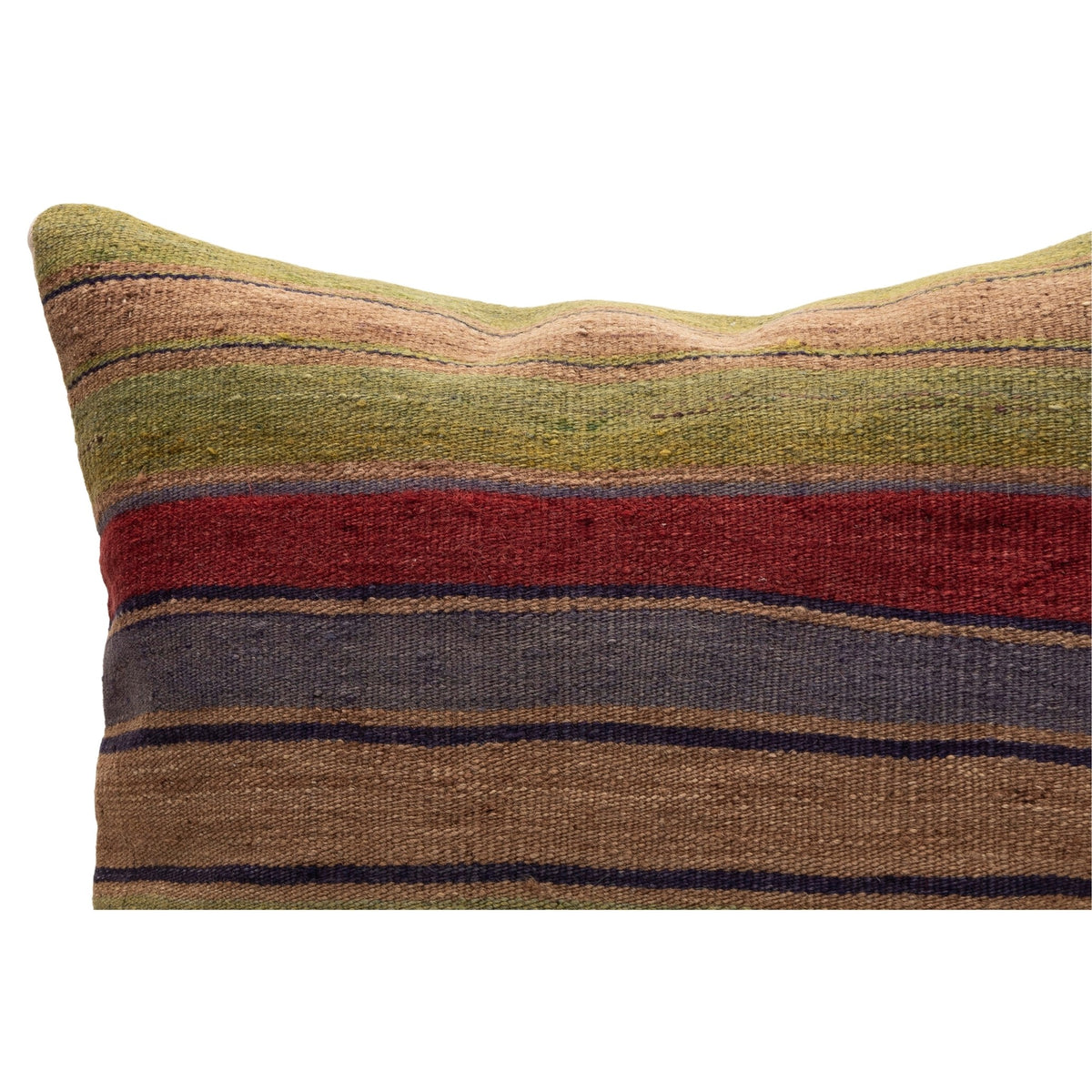 Handmade Striped Kilim Pillow Cover 20" x 20"