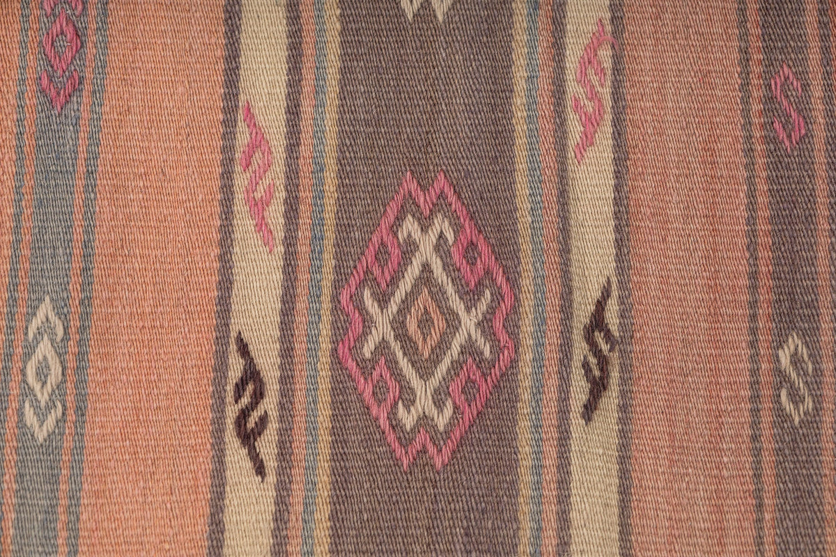 (2' x 7'10'') Oriental Authentic Neutral Kilim Runner Rug