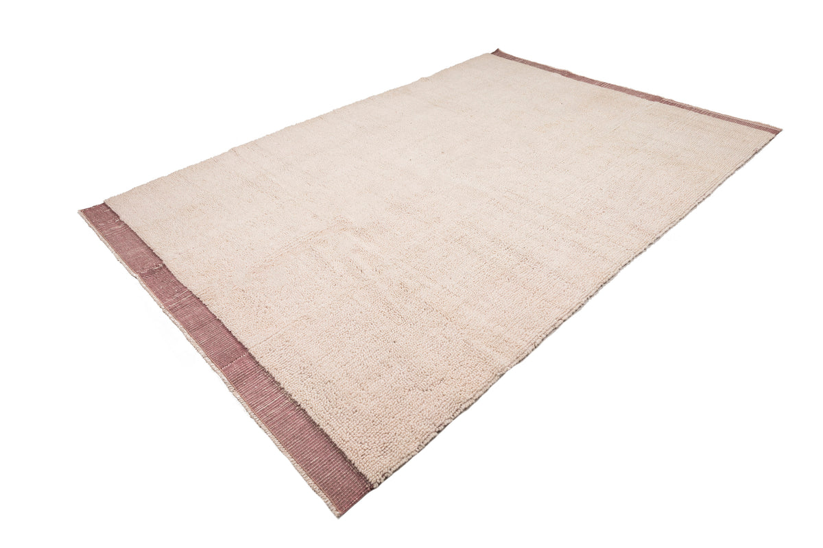 Handmade Organic Neutral Turkish Wool Rug