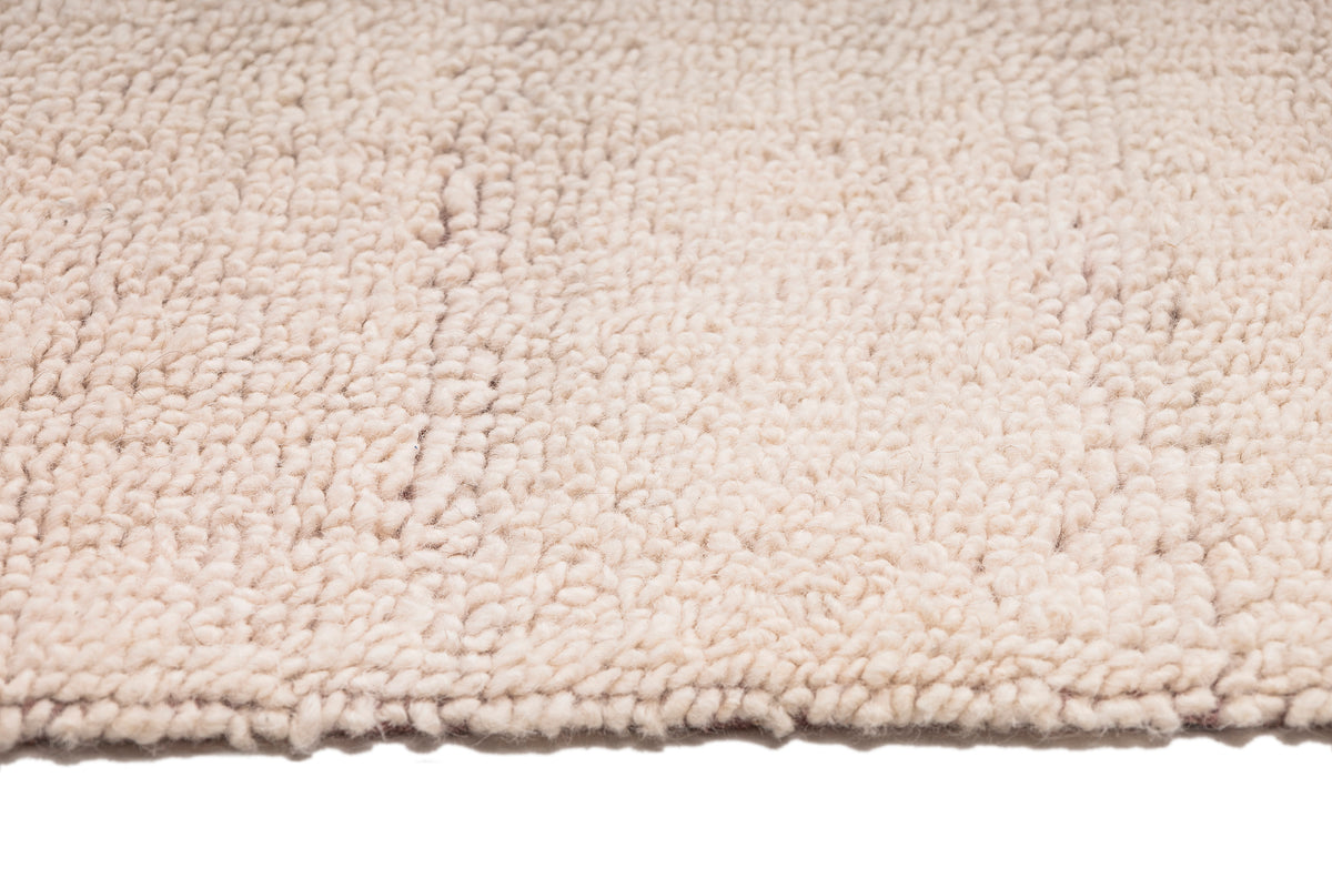 Handmade Organic Neutral Turkish Wool Rug