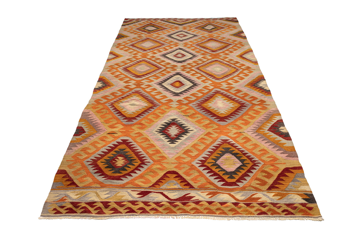 Handmade Geometric Kilim Area Rug