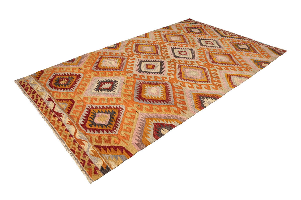 Handmade Geometric Kilim Area Rug