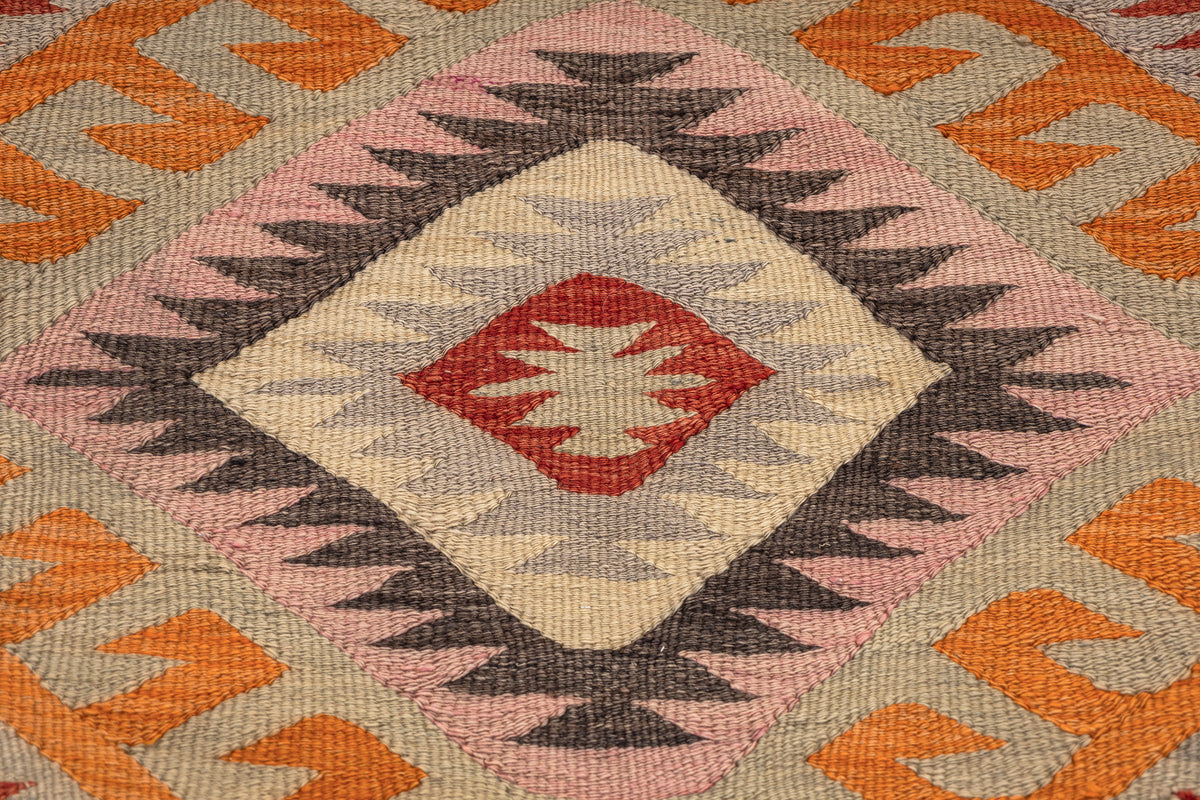 Handmade Geometric Kilim Area Rug