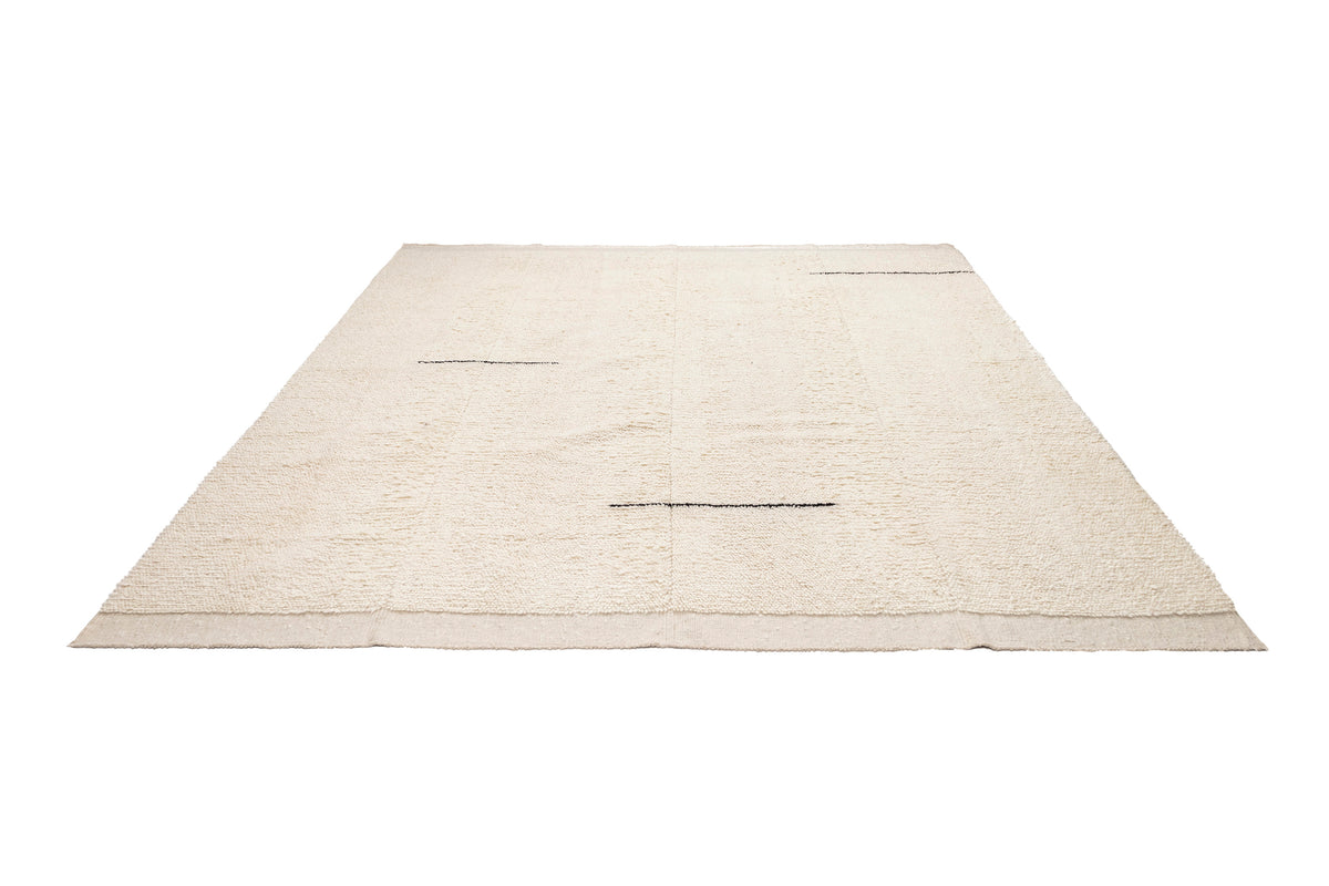 Handmade Organic Neutral Turkish Wool Rug