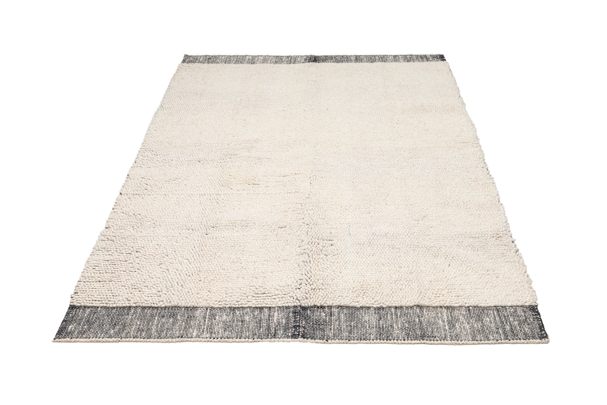 Handwoven Neutral Turkish Wool Rug