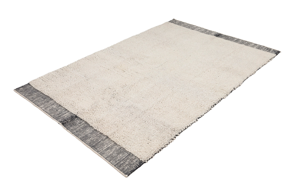 Handwoven Neutral Turkish Wool Rug