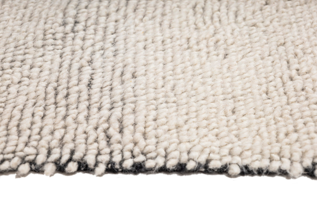 Handwoven Neutral Turkish Wool Rug