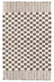 Wool Checkered Small Rug