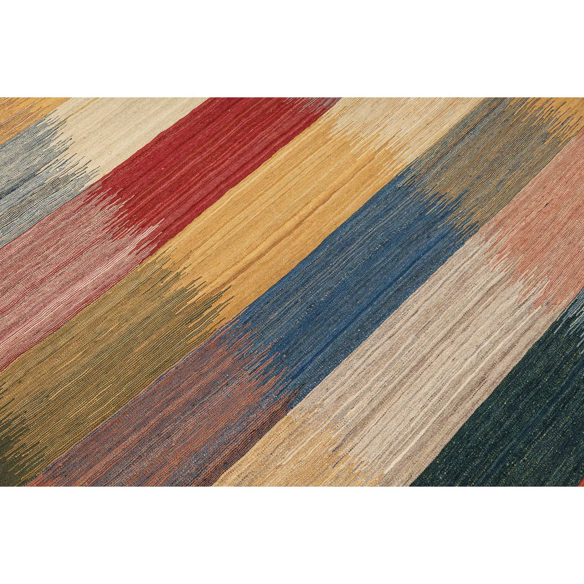 - (5'10'' x 8'2'') New Turkish Modern Design Kilim Rug