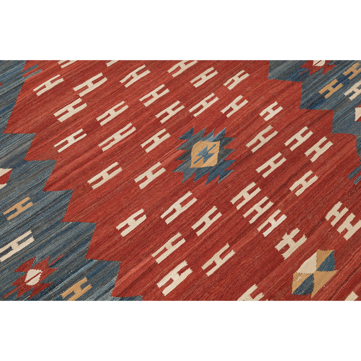 (6'1'' x 9'9'') New Turkish Modern Design Kilim Rug