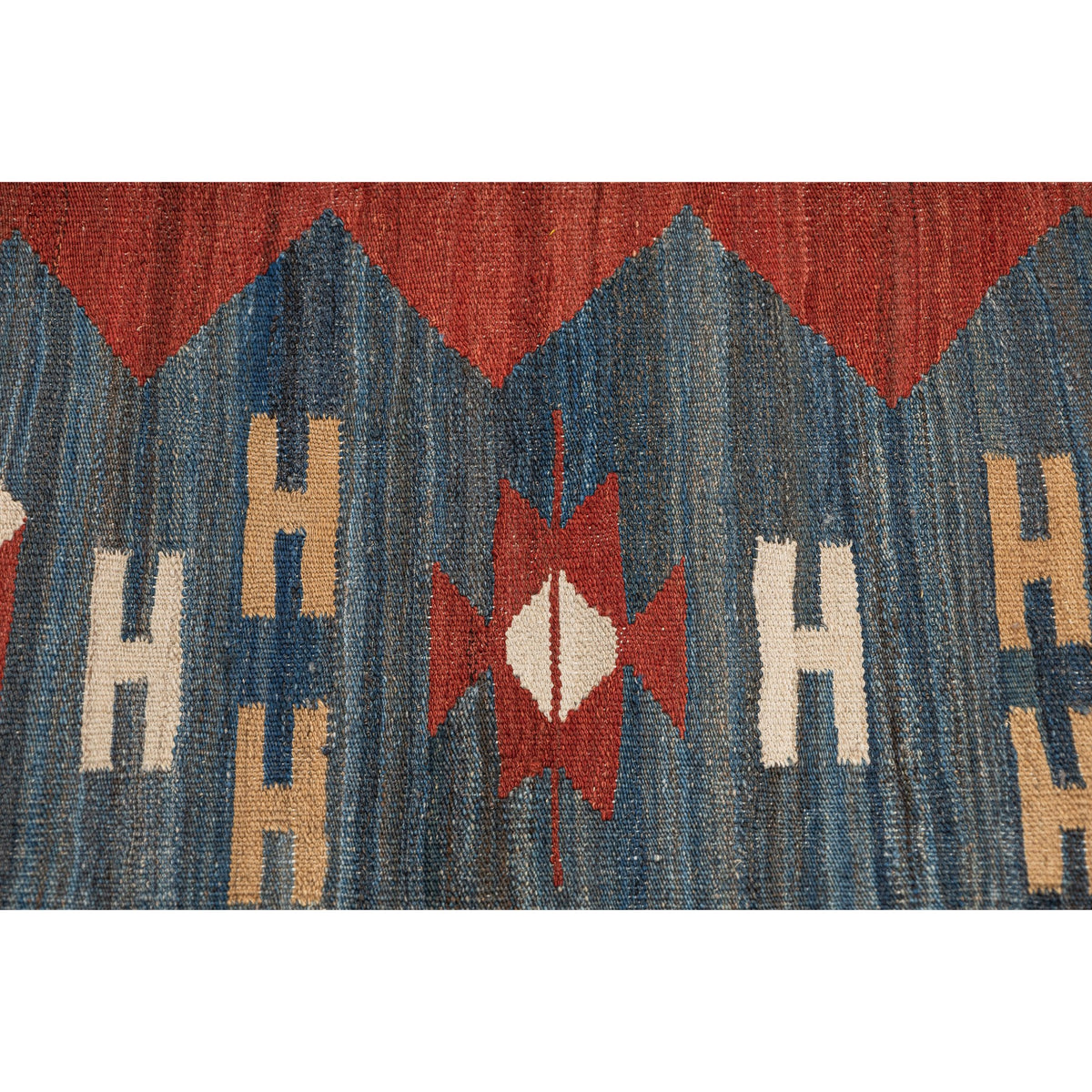 (6'1'' x 9'9'') New Turkish Modern Design Kilim Rug