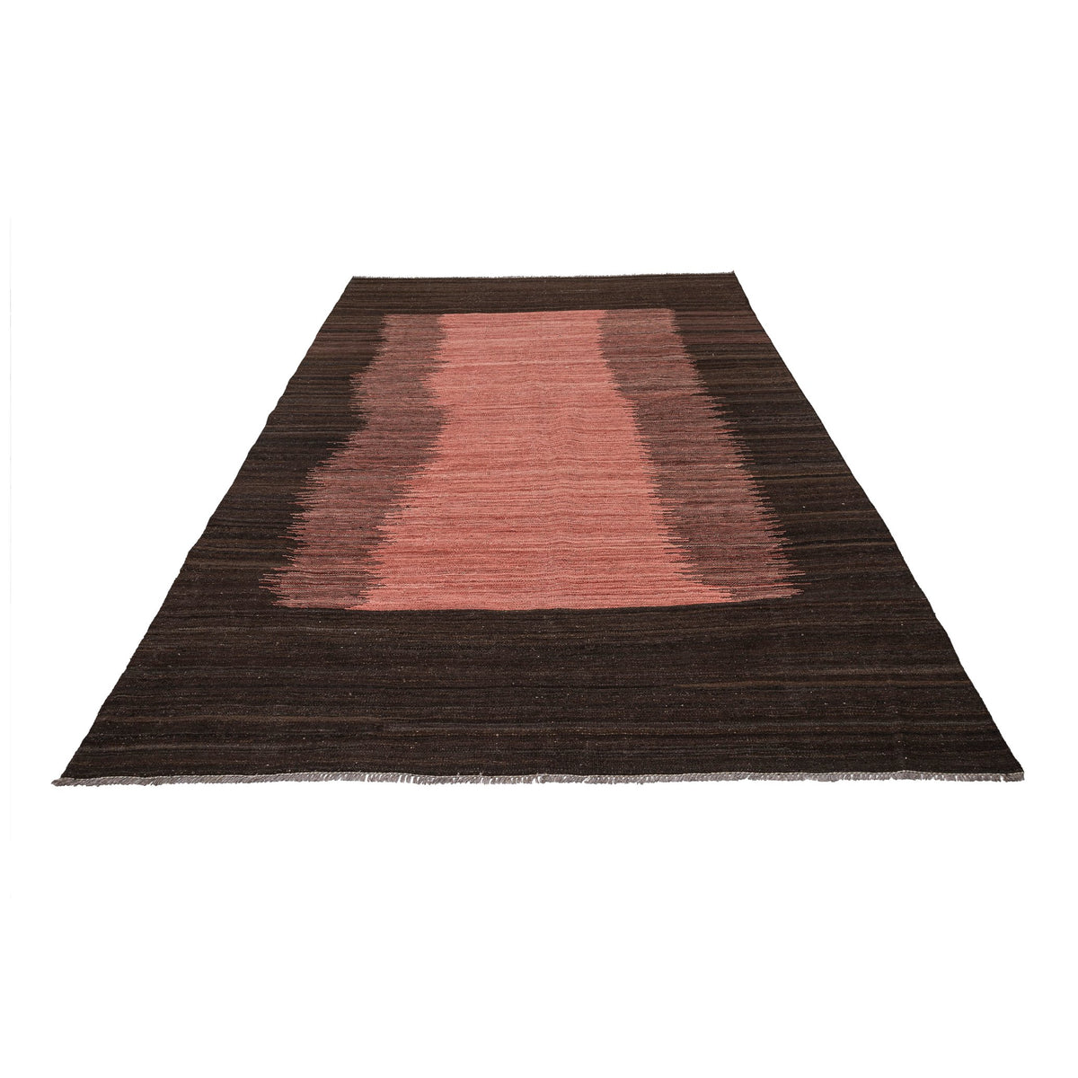 - (6'7'' x 9'10'') New Turkish Modern Design Kilim Rug