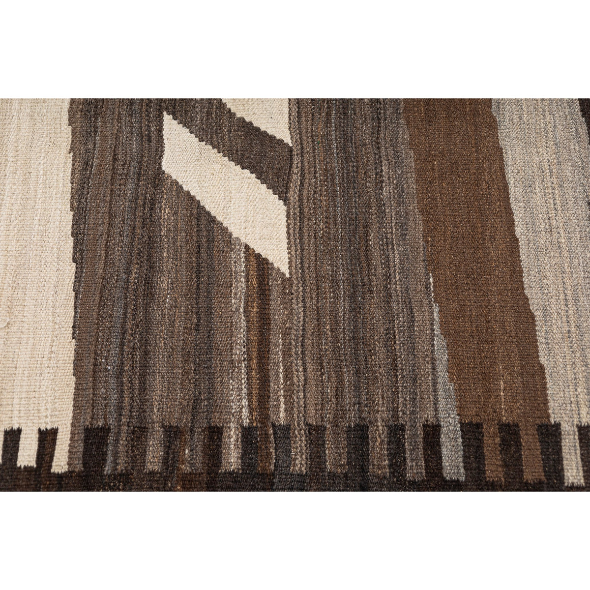 - (8'11'' x 12'2'') New Turkish Modern Design Kilim Rug