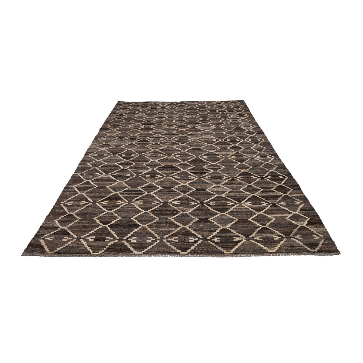 - (6'8'' x 9'11'') New Turkish Modern Design Kilim Rug