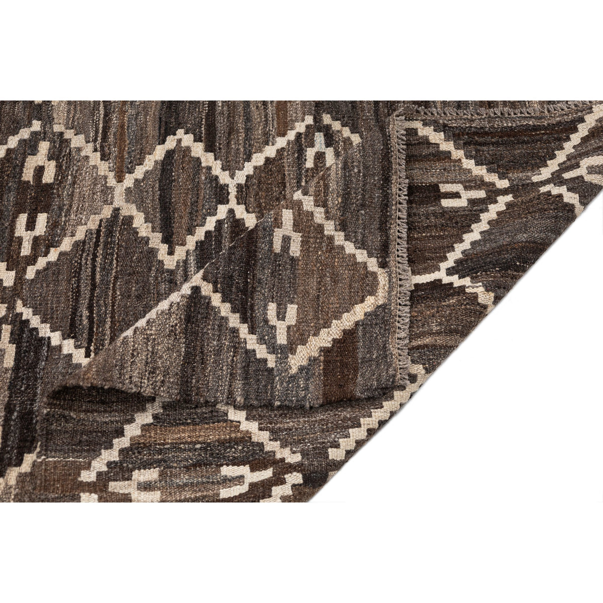 - (6'8'' x 9'11'') New Turkish Modern Design Kilim Rug