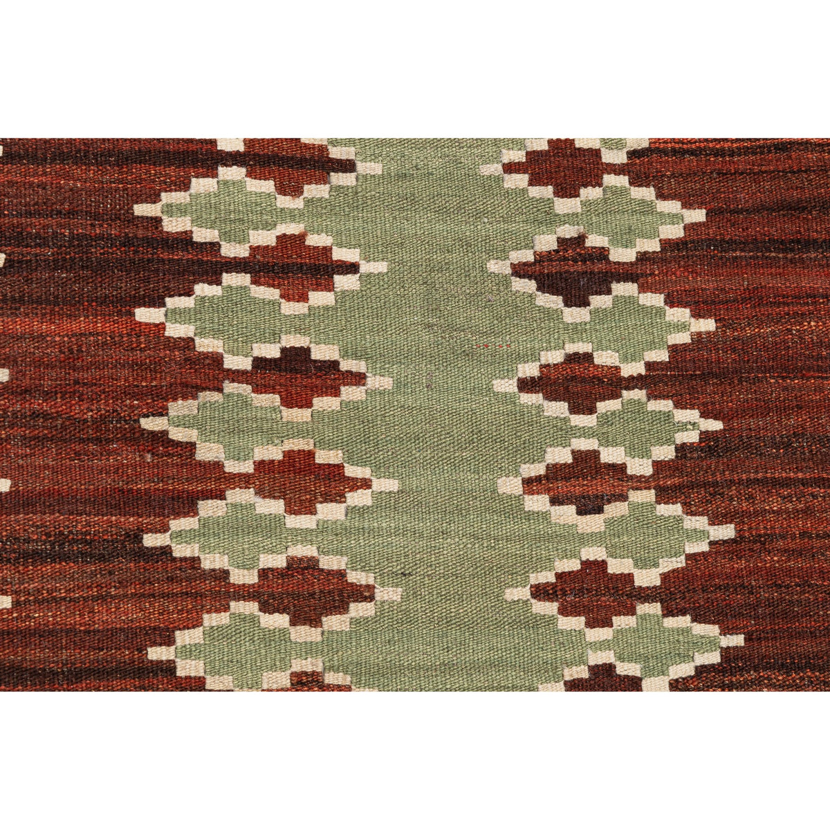 - (3'5'' x 4'10'') New Handwoven Modern Design Kilim Rug